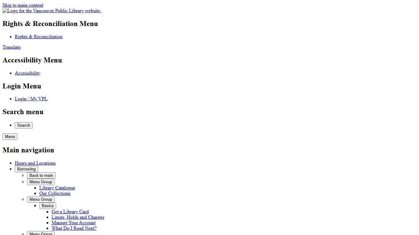 Ontario Civil Registration Vancouver Public Library